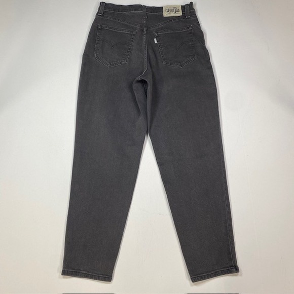 Levi Strauss Co Silver Tab Mom Jeans W29 L27 Gray‎ Waterless Denim - Picture 9 of 10